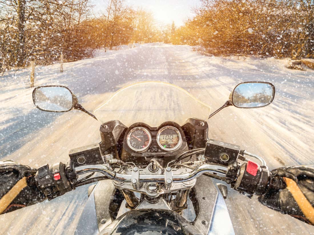 inverno in moto